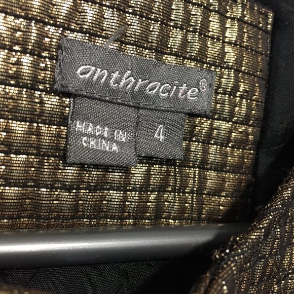 Anthracite Size 4 Gold Jacket - Picture 3 of 7